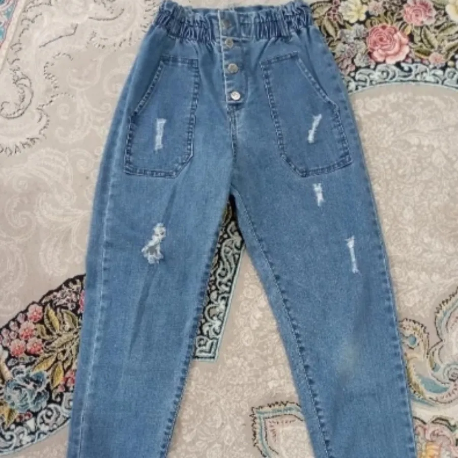 شلوار لی جین مام