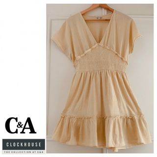پیراهن لیمویی c&a