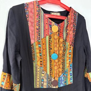 مانتو مشکی سنتی