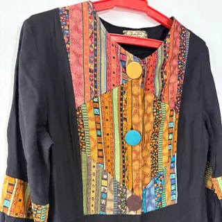 مانتو مشکی سنتی