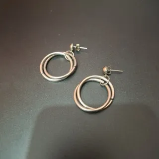 گوشواره دو حلقه