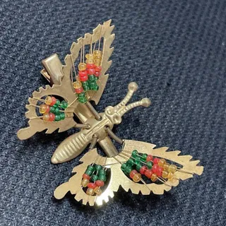 گیره مو پروانه ای قدیمی
