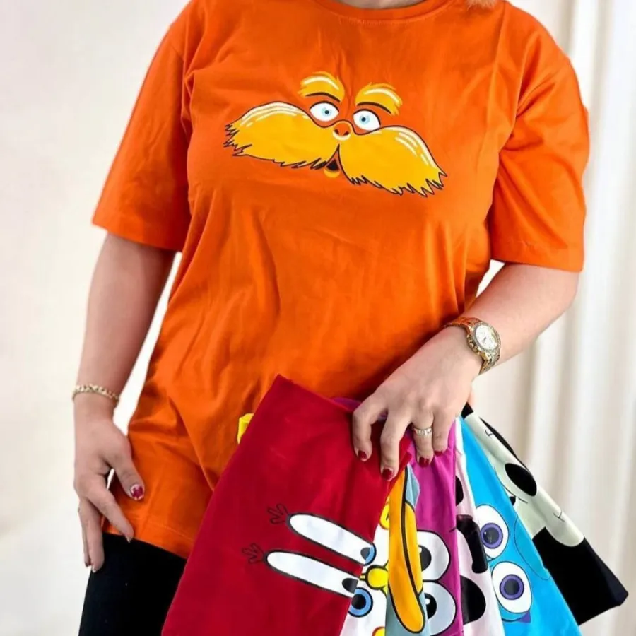 تیشرت انیمیشنی نخ پنبه