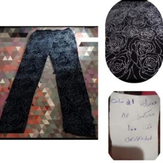 شلوار مجلسی مشکی مخمل شیک