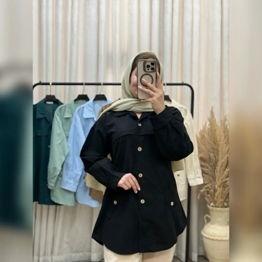 مانتو لینن زنانه