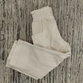 شلوار نیم بگ لینن