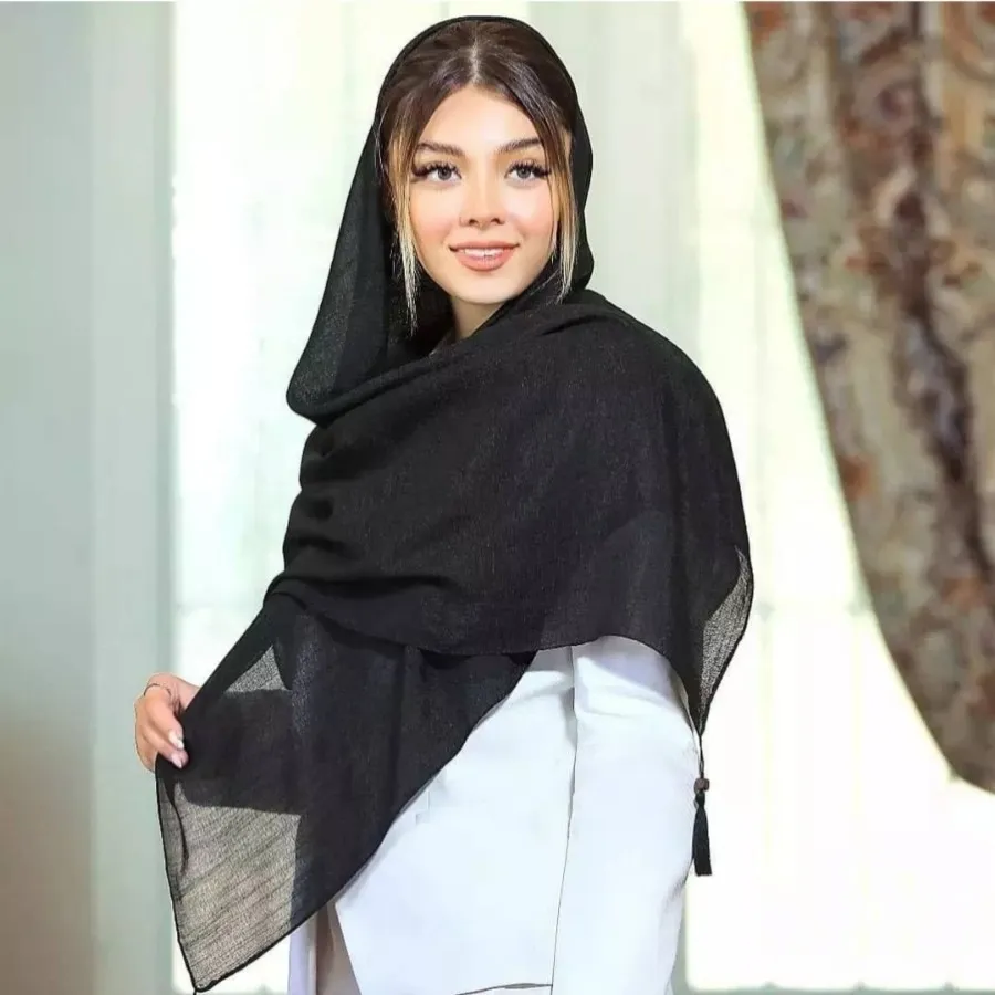 شال  وال اسلپ منگوله دار