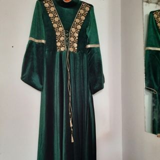 لباس مجلسی مخمل قاجاری