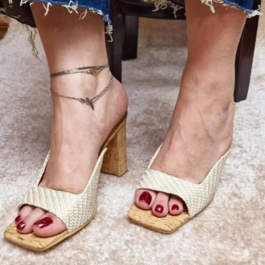 صندل  کنفی   پاشنه 9