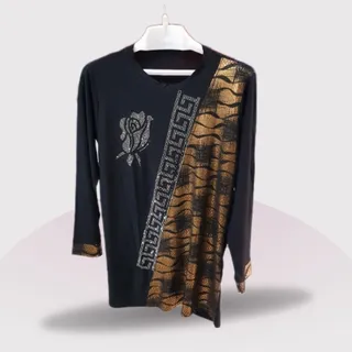 بلوز مجلسی لمه نگینی