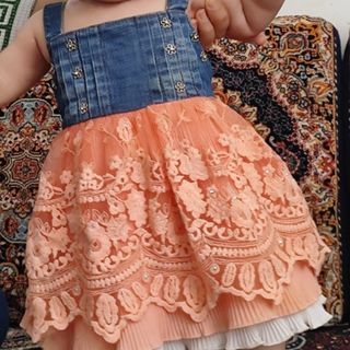 لباس جین عروسکی