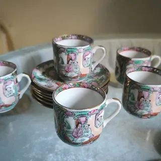 قهوه خوری نقاشی دست