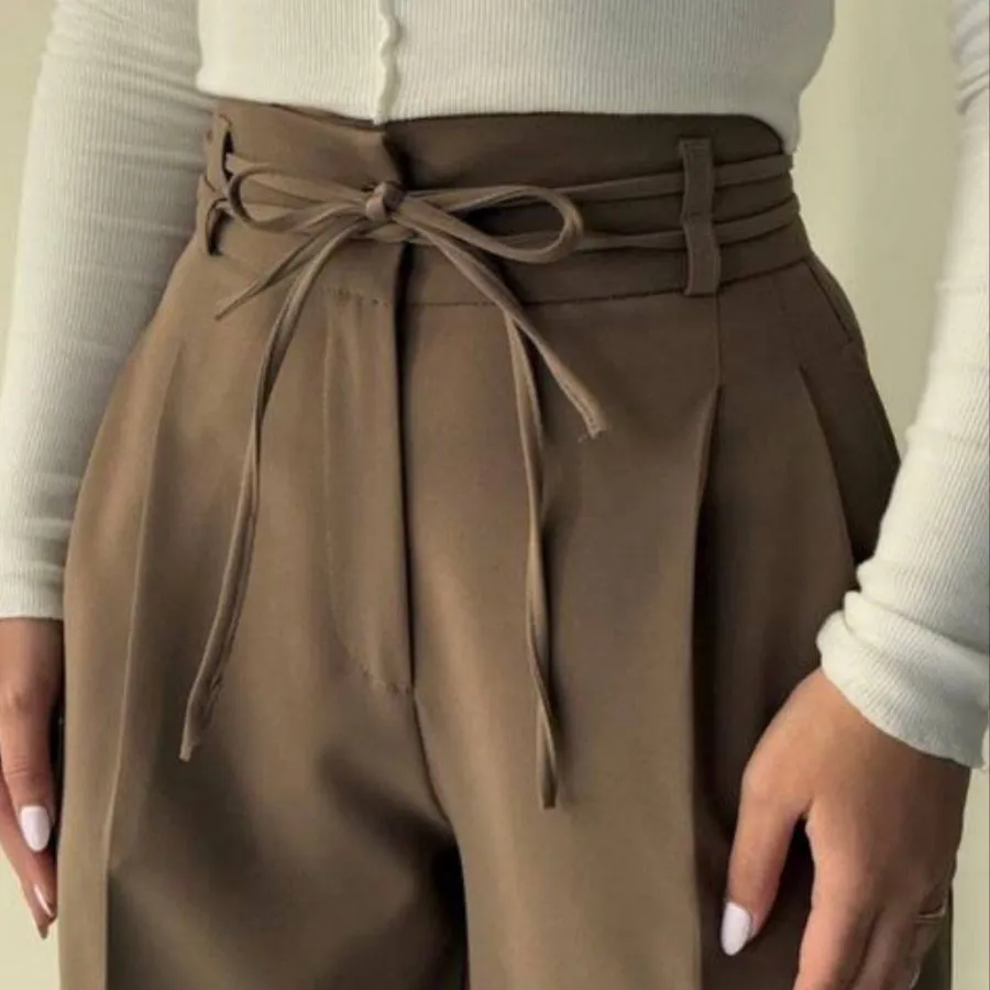 شلوار بگ پارچه ای