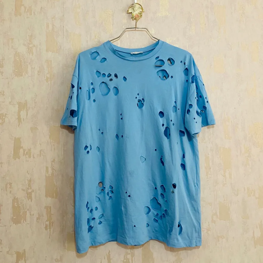 تیشرت آبی ترک