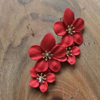 گوشواره قرمز