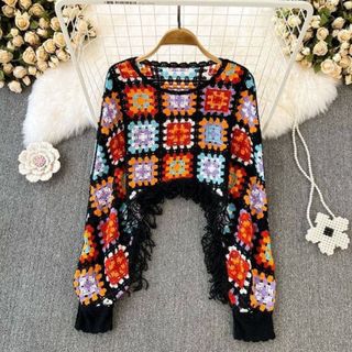 شومیز قلاب بافی