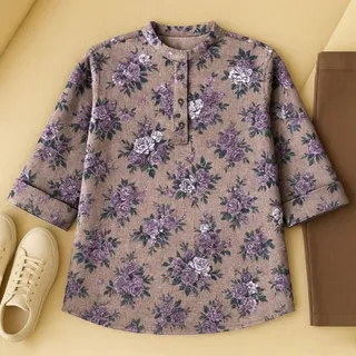 شومیز ایتالیایی  گلدار