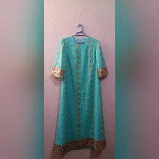 مانتو فیروزه ای