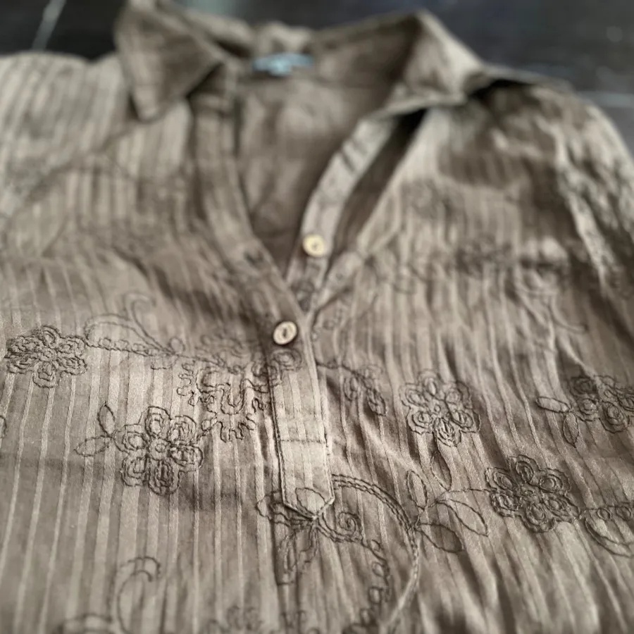 شومیز مانتویی خامه دوزی