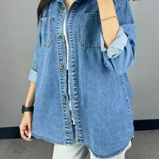 کت جین کاغذی خارجی مانتو