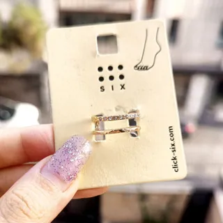 انگشتر پا نگین دار