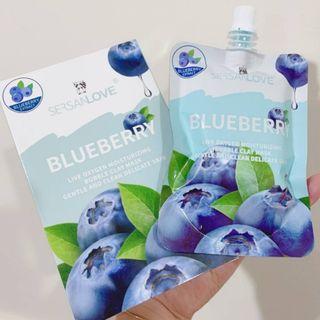 ماسک حبابی خاک رس بلوبری