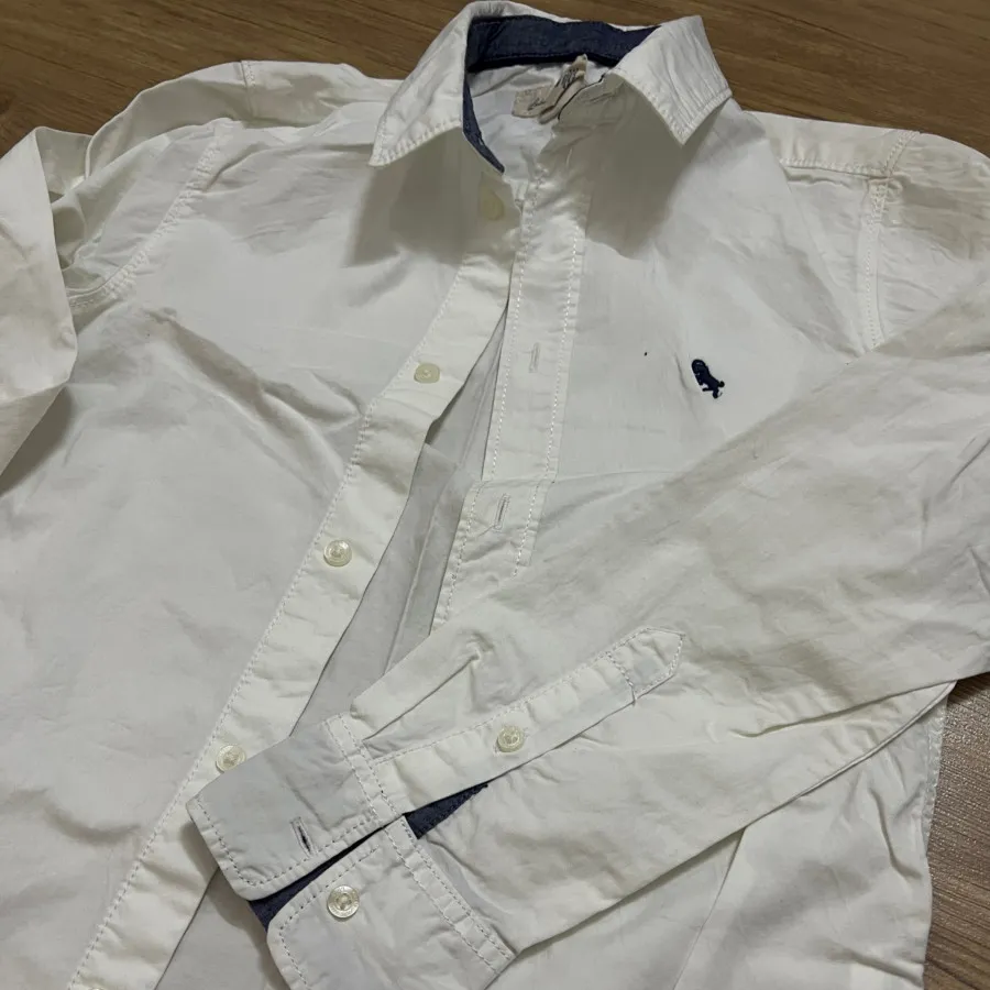 بلوز سفید پسرانه