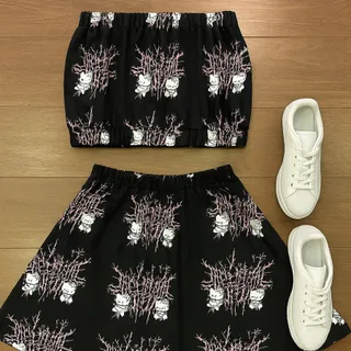 ست تاپ و دامن کیتی