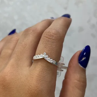 انگشتر نقره نگینی