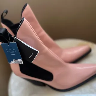 نیم بوت صورتی ZARA