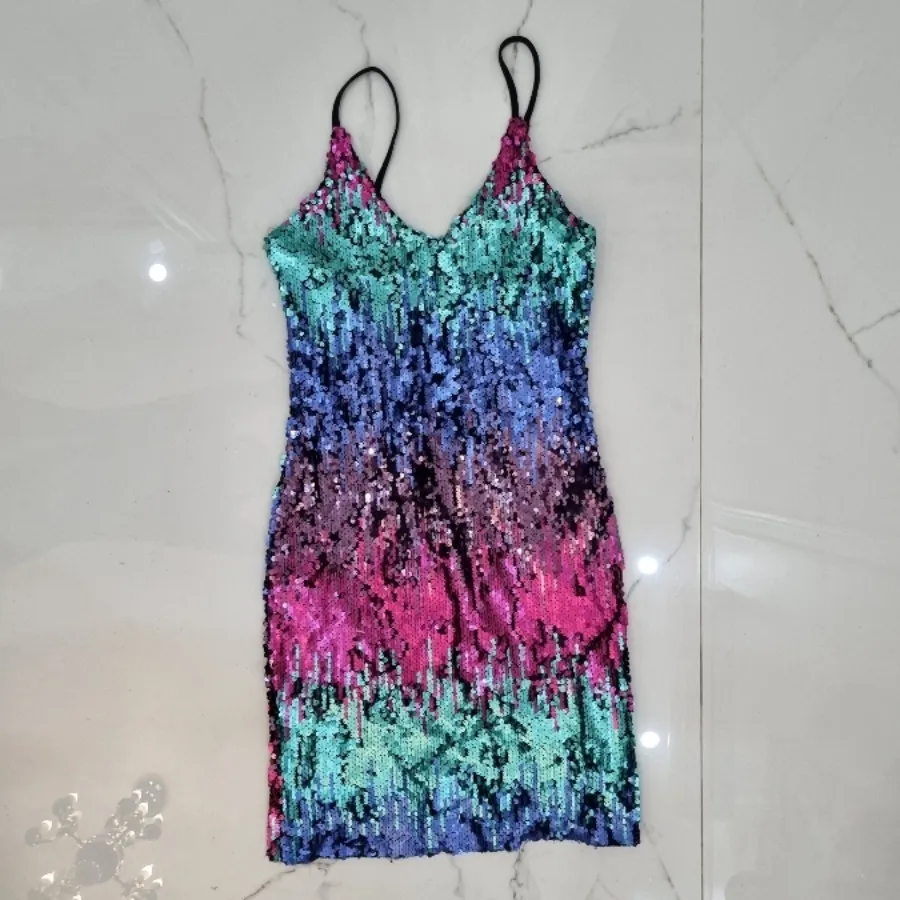 پیراهن مجلسی پولکی