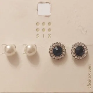 گوشواره دو عددی سیکس