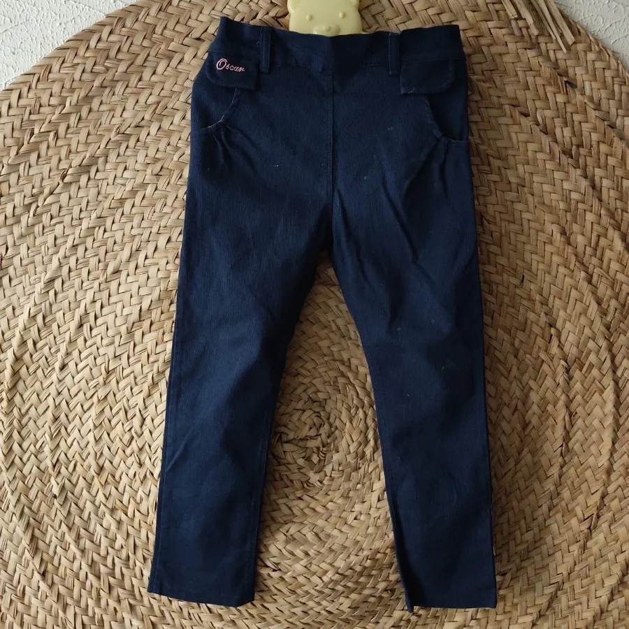 شلوار کبریتی سورمه ای