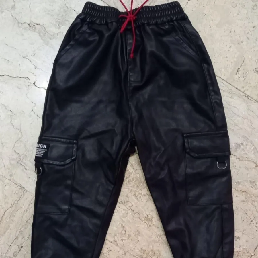 شلوار بچگانه چرم تو کرکی