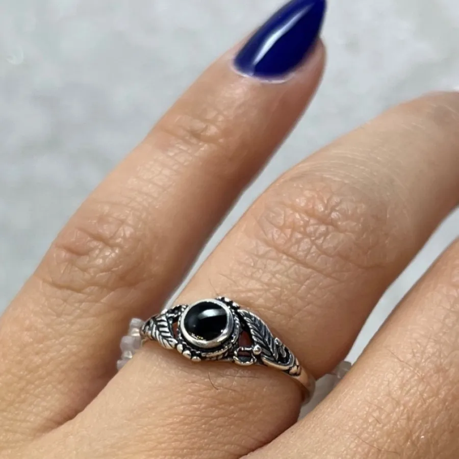 انگشتر نقره سیاقلم