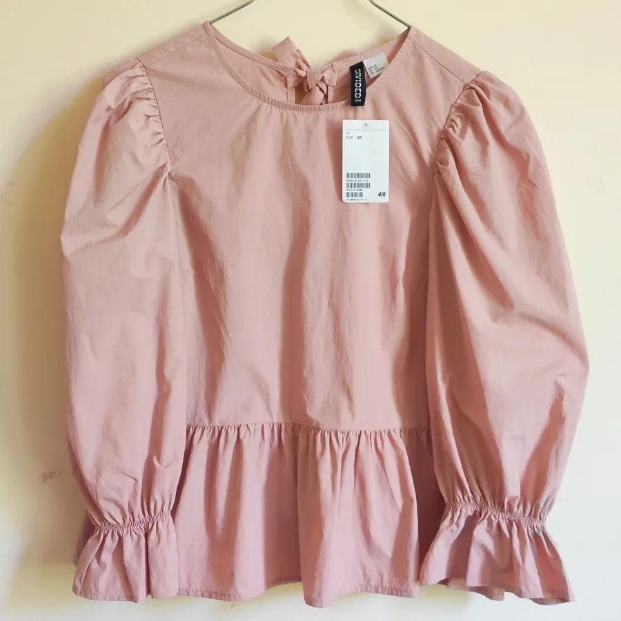 شومیز گلبهی اچ اند ام