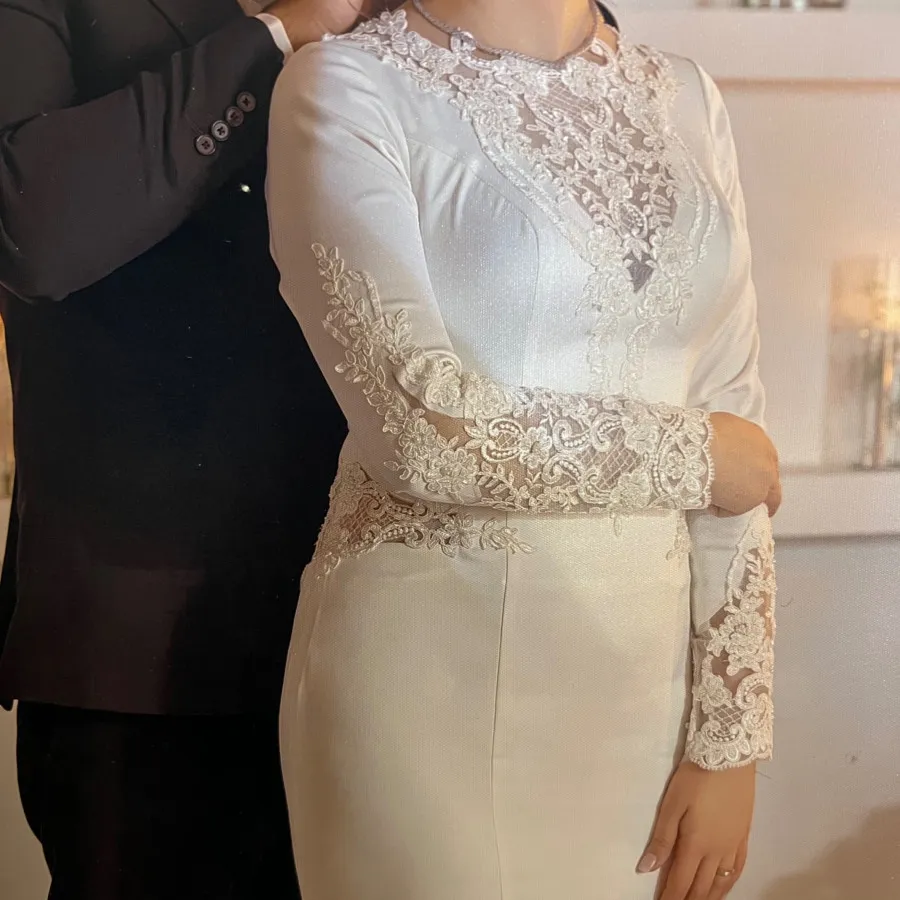 پیراهن عقد سفید مجلسی