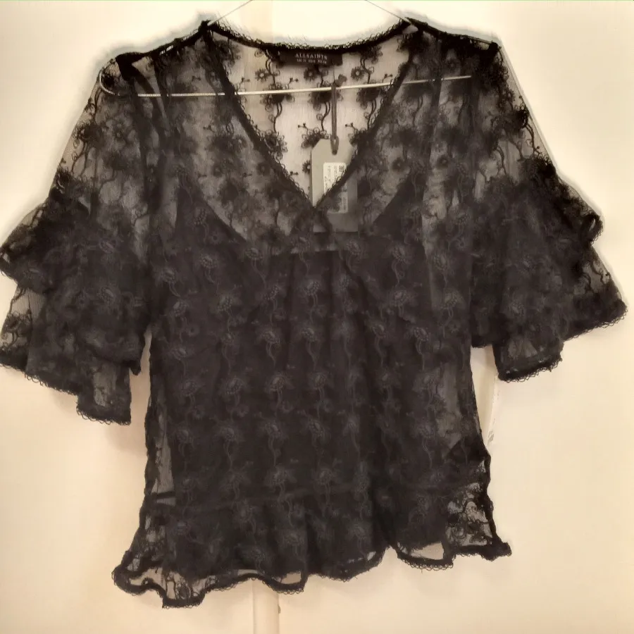 بلوز مشکی توری❌