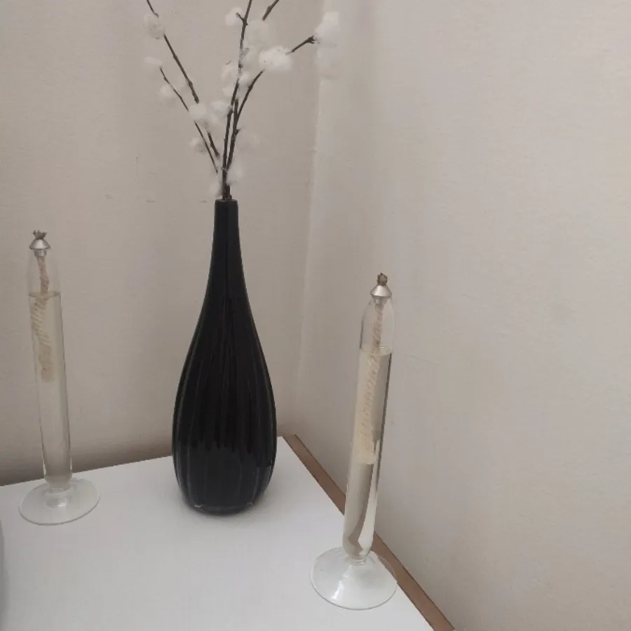 جا شمعی و گلدان