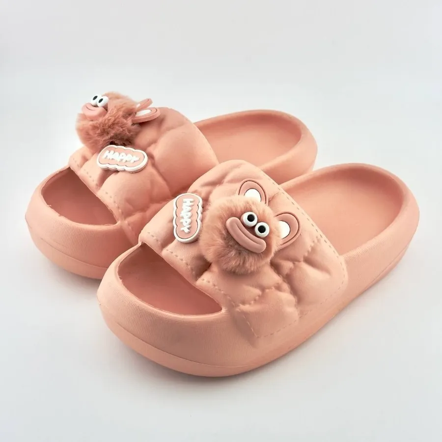 دمپایی طرح عروسکی پشمالو