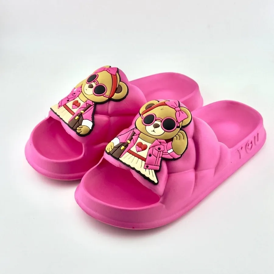 دمپایی طرح خرس عینک دار