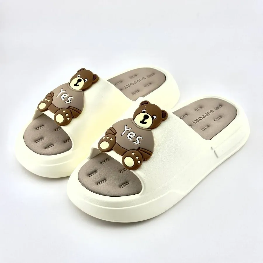 دمپایی طرح خرس + yes