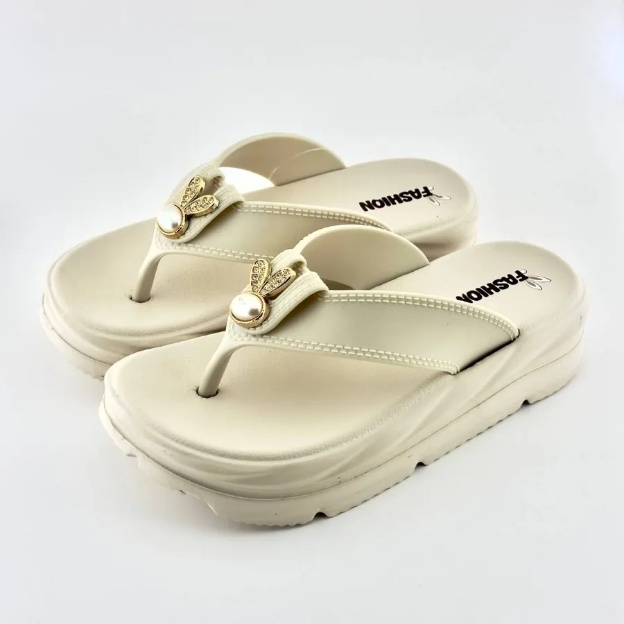 دمپایی طرح خرگوش مرواریدی