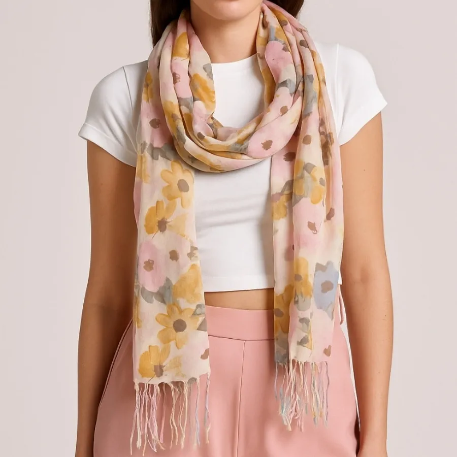 شال وارداتی نخی