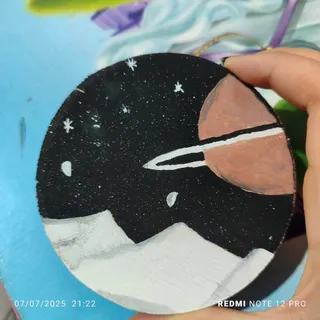 نقاشی رو چوب