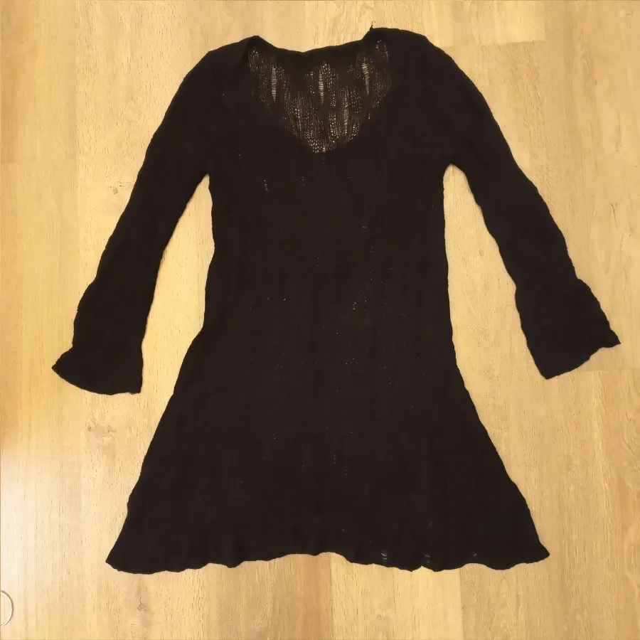 پیراهن بافت مشکی