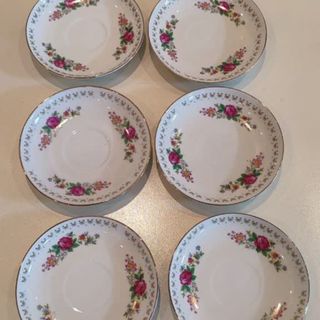 نعلبکی گلسرخی ( عتیقه )
