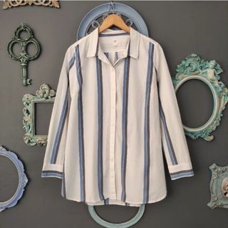 مانتو شومیز راه راه GAP