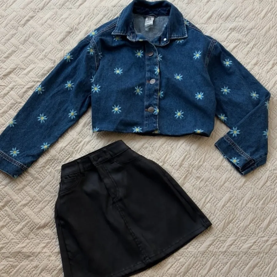 ست کت دامن لی جین