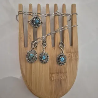 سرویس نقره فیروزه